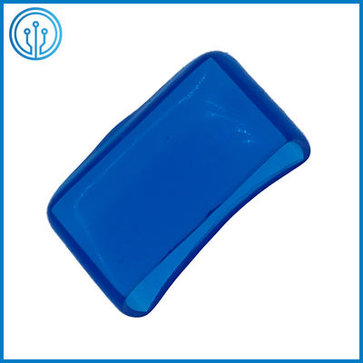 5x20mm van de de Zekeringsdekking Blauwe ROHS van Glas het Ceramische Transparante 30A pvc Blok van de de Zekeringshouder